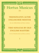 Triosonaten alter englischer Meister fur 2 Altblockfote und Basso continuo -William Williams: Sonate by for 2Recorder-
