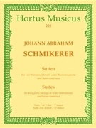 zwei Suiten fur Streich- und/oder Wind Instruments (in wechselnden Besetzungen) und Basso continuo - by Schmikerer Josef Ab for 3V/Va/Vc/B