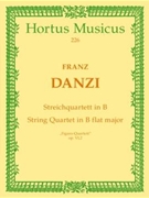 String Quartet "Figaro-Quartett" B-Dur op. 6/2 by Danzi Franz for 2V/Va/Vc
