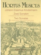 zwei Sonaten fur Violine (Sopran- oder Tenorblockflote) und Basso continuo by Kindermann Johann E for V/Recorder