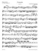 Concerto fur 2 Soloinstrumente (Flote Violine - Flote Oboe - 2 Floten) 3 Violinen und Basso conti by Boismortier Joseph Bodin de for