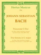Trio Sonata In C Major Bwv 1032 by Bach Johann Sebastian - Eppstein Hans - for Trio Sonatas