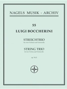 String Trio G-Dur op. 54/2 by Boccherini Luigi for 2V/Vc