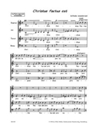 Christus factus est -Motet- by Waldbroel Wilhelm for Mixed Choir