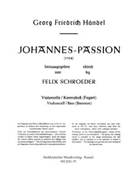 Passion nach dem Evangelisten Johannes (1704) by Handel George Frideric for