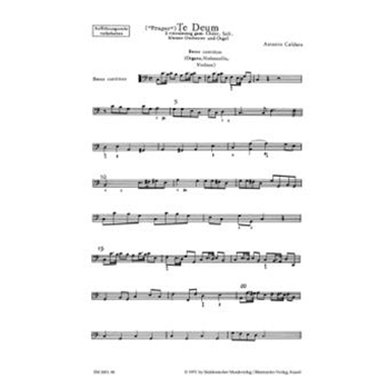 Te Deum (Prague Te Deum) by Caldara Antonio for