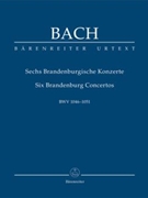 Six Brandenburg Concertos BWV 1046-1051 by Bach Johann Sebastian for 2Orch