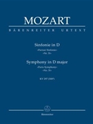 Symphony Nr. 31 D major K. 297 (300a) "Paris Symphony" by Mozart Wolfgang Amadeus for 2Fl/2Ob/2c