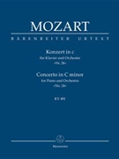 Concerto for Piano and Orchestra C minor K. 491 by Mozart Wolfgang Amadeus for Piano-Solo