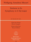 Symphony Nr. 26 E-flat major K. 184(166a) by Mozart Wolfgang Amadeus for Orch
