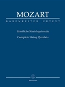 Complete String Quintets by Mozart Wolfgang Amadeus for Mini Score