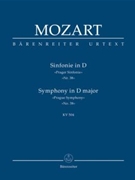 Symphony Nr. 38 D major K. 504 "Prague Symphony" by Mozart Wolfgang Amadeus for 2Fl/2Ob/2b