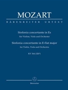 Sinfonia concertante for Violin Viola and Orchestra E-flat major K. 364 (320d) by Mozart Wolfgang Amadeus for V-Solo/Va-