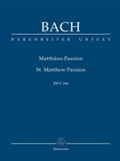 St Matthew Passion by Bach Johann Sebastian for Mini Score