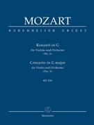 Concerto for Violin and Orchestra Nr. 3 G major K. 216 by Mozart Wolfgang Amadeus for V-Solo/2Ob