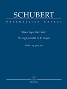 String Quintet C major op. post.163 D 956 by Schubert Franz for 2V/Va/2Vc