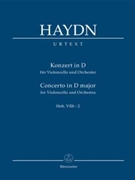 Concerto for Violoncello and Orchestra D major Hob. VIIb:2 by Haydn Joseph for Vc-Solo/2O