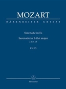Serenade Es-Dur KV 375 -a 6 et a 8- by Mozart Wolfgang Amadeus for Study Score