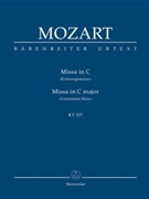 Mass In C Major Coronation by Mozart Wolfgang Amadeus for Mini Score