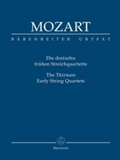 13 Early String Quartets by Mozart Wolfgang Amadeus for Mini Score