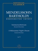 A Midsummer Night's Dream op. 21 -Concert Overture- by Mendelssohn Felix for Orch