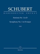 Symphony Nr. 1 D major D 82 by Schubert Franz for Fl/2Ob/2cl