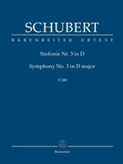 Symphony Nr. 3 D major D 200 by Schubert Franz for 2Fl/2Ob/2c