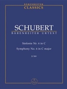 Symphony Nr. 6 C major D 589 by Schubert Franz for 2Fl/2Ob/2c