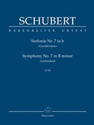Symphony #7 In B Minor by Schubert for Mini Score