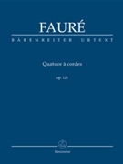 String Quartet op. 121 by Faure Gabriel for 2V/Va/Vc