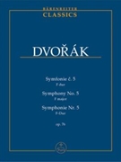 Symphonie Nr. 5 F-Dur op. 76 by Dvorak Antonin for 2Fl/2Ob/2c