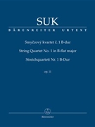 String Quartet Nr. 1 B-flat major op. 11 by Suk Josef for 2V/Va/Vc