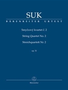String Quartet Nr. 2 op. 31 by Suk Josef for 2V/Va/Vc