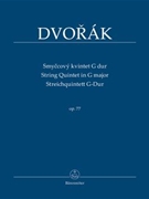 String Quintet G major op. 77 by Dvorak Antonin for V1/V2/Va/V