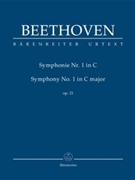 Symphony Nr. 1 C major op. 21 by Beethoven Ludwig van for 2Fl/2Ob/2c