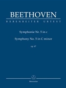 Symphony #5 I C Minor by Beethoven Ludwig van for Mini Score