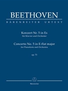 Concerto for Pianoforte and Orchestra Nr. 5 E-flat major op. 73 by Beethoven Ludwig van for Piano/2Fl/