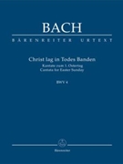 Christ lay by death enshrouded BWV 4 -Cantata for Easter Sunday- (Christ lay in grim death's prison) by Bach Johann Sebastian for SSolo/ASol