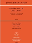 Gelobet seist du Jesu Christ BWV 91 -Cantata for Christmas Day- by Bach Johann Sebastian for SSolo/ASol