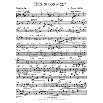 It's Oh, So Nice (Full Score)