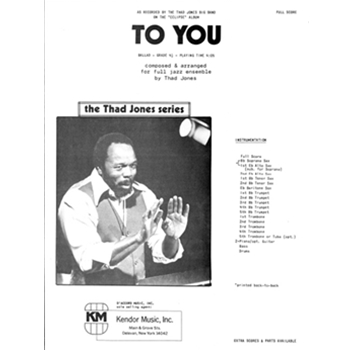 To You (Full Score)