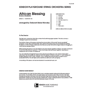 African Blessing (Bwana Awabariki) (Full Score) (Bwana Awabariki)