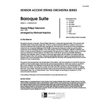 Baroque Suite (Full Score)