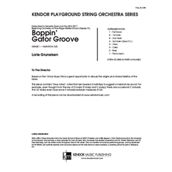 Boppin' Gator Groove (Full Score)