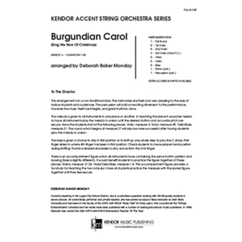 Burgundian Carol (Sing We Now Of Christmas) (Full Score) (Sing We Now Of Christmas)