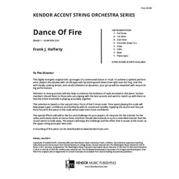 Dance Of Fire by Halferty Frank for Full Score