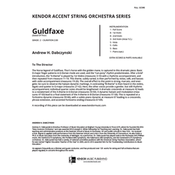 Guldfaxe (Steed of Thor) by Dabczynski Andrew H for Full Score