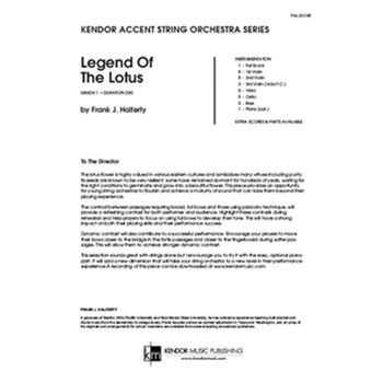 Legend of the Lotus by Halferty Frank for Full Score