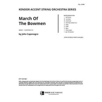 March Of The Bowmen (Full Score)