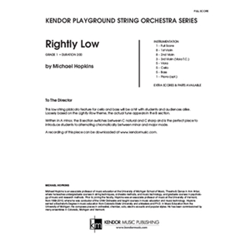 Rightly Low (Full Score)